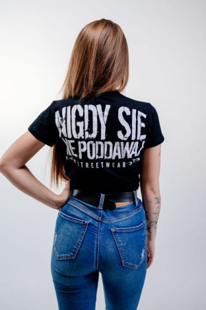Koszulka Nigdy się nie poddawaj damska rozm.XS