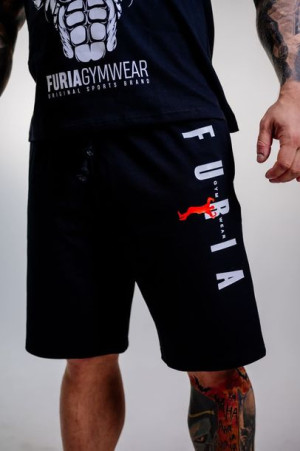 Spodenki bawełniane LOGO FURIA męskie rozm.S
