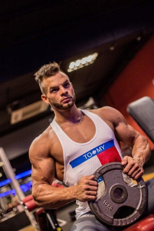Tank top TO MY KOKSIARZE biały męski Furia rozm.S