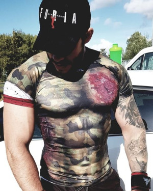 Koszulka rashguard weteran 2 męska Furia rozm.XXL