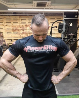 Koszulka termoaktywna Powerlifting męska Furia rozm.S