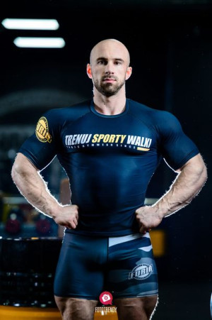 Koszulka rashguard "Trenuj Sporty Walki" męska Furia rozm.XL
