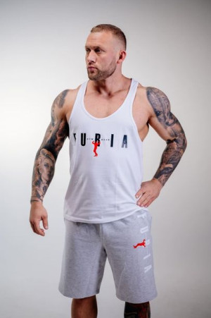 Tank top Furia biały męski rozm.XXL
