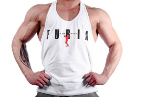 Tank top Furia biały męski rozm.M