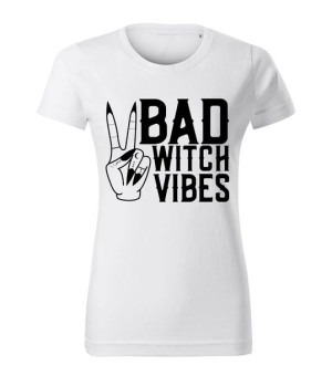 Koszulka T-shirt Bad Witch Vibes Biała