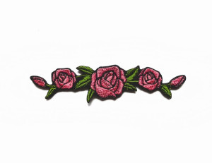 Naszywka Vintage Roses in Pink