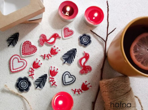 Haftowany Patchbox Scandi