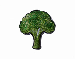 Haftowana Naszywka na odzież Broccoli