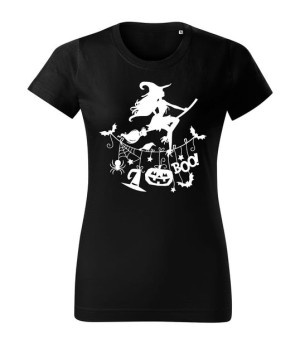 Czarna Halloweenowa Koszulka T-shirt