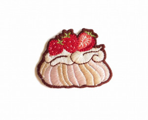 Haftowana Naszywka na odzież Meringue Pie