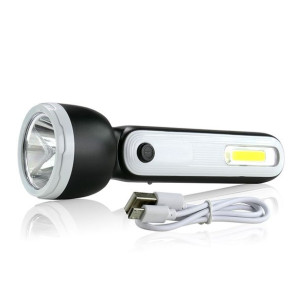 Latarka Akumulatorowa 3w Led 1w Cob Led Series