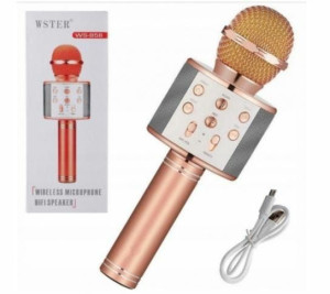 Mikrofon Karaoke głośnik bluetooth bezprzewodowy