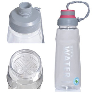 Butelka na wodę Casno Brazos Clear 1000ml przezroczysty bidon na siłownię