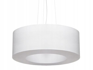 Saturno Biała Lampa Wisząca Zwis Nad Stół Żyrandol