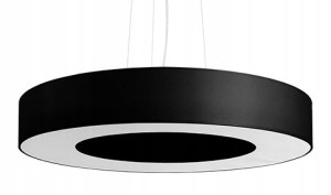 Saturno Slim 50 Czarna Lampa Wisząca Zwis Nad Stół