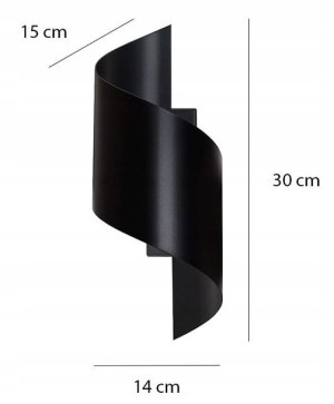 Spiner Kinkiet Ścienny Lampa Nowoczesna Loft Led