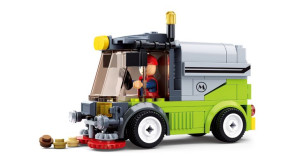 Klocki Sluban Kolekcja Town City Cleaners Mini Zamiatarka 136 El.