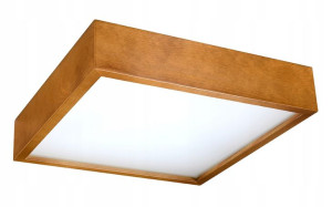 Madera385 Dąb Lampa Sufitowa Plafon Nowoczesny Led