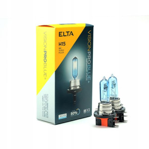 Żarówki H15 12v 55w Pgj23t Elta Vision Problue+50%