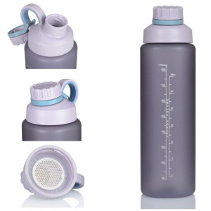 Butelka na wodę Casno James Mat 1000 ml Bidon zakręcany higieniczny ustnik