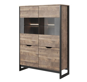 Loftowa Witryna 2D 109cm Matera / Dąb Grande ARDIX