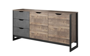 Loftowa Komoda 161cm Matera / Dąb Grande ARDIX