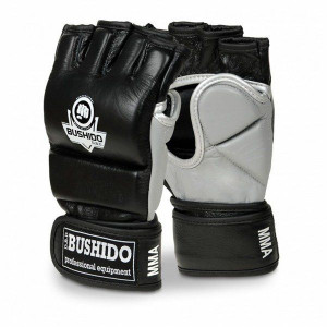 Rękawice Treningowe Mma, Na Worek,skóra,bushido L/xl