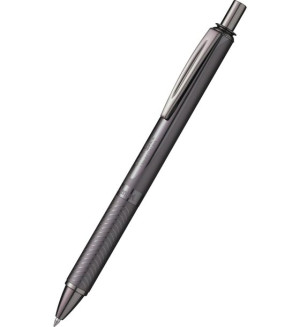 Pióro Kulkowe Pentel Energel Sterling 0,7 Mm Obudowa Metaliczno Czarna