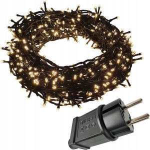 Lampki Choinkowe 600 Led Zew/wew Atestowane 35m