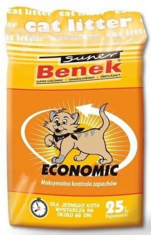 Żwirek Dla Kota Benek Economic 10l Bentonitowy