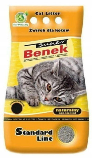 Żwirek Dla Kota Benek Naturalny 5l Bentonitowy