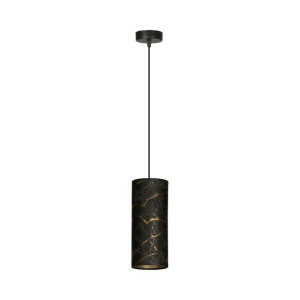 Lampa Wisząca Karli Regulowana Welurowy Abażur Led