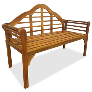 Ławka ogrodowa, 135 cm, lite drewno akacjowe