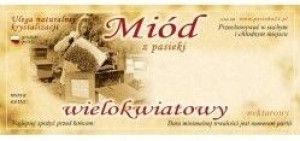  ETYKIETY Wielokwiatowa 100szt etykiety na miód E33