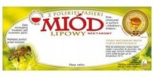 ETYKIETA na miód LIPOWY 100 szt etykiety Lipa E63