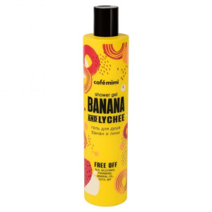 Żel pod prysznic banan i liczi 300ml Cafe Mimi