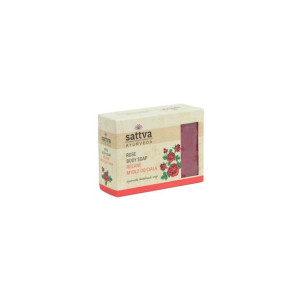 Mydło glicerynowe różane 125g Sattva
