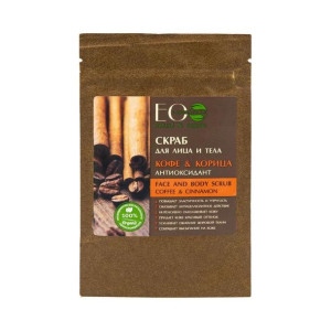Peeling do twarzy i ciała ujędrniający kawa i cynamon 40g Eco Laboratorie