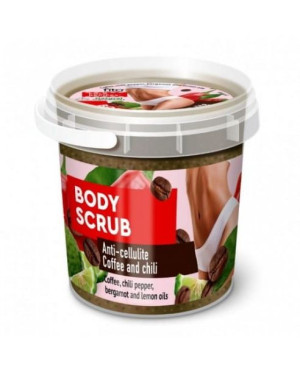 Scrub do ciała antycellulitowy kawa i chilli 155ml Fitokosmetik