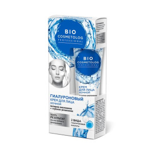 Krem do twarzy na noc z kwasem hialuronowym 45ml Fitokosmetik