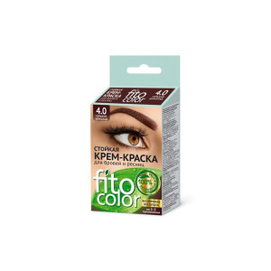 Farba do brwi i rzęs gorzka czekolada 4.0 2x2ml Fitocolor