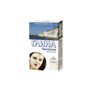 Glinka biała krymska do twarzy oczyszczająca 100g Fitokosmetik