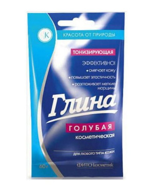 Glinka błękitna kosmetyczna tonizująca 60g Fitokosmetik