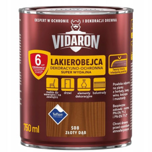 VIDARON Lakierobejca 0,75L ZŁOTY DĄB S08
