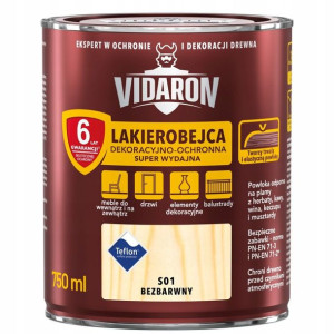 VIDARON Lakierobejca 0,75L BEZBARWNY S01