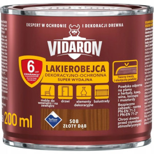 VIDARON Lakierobejca 0,2L ZŁOTY DĄB S08