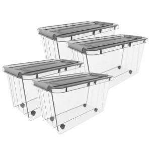 Zestaw 4 pojemników Pro Box 70L