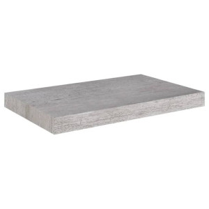 Półka ścienna, szarość betonu, 50x23x3,8 cm, MDF