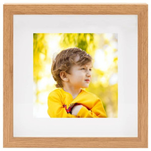 Ramki na zdjęcia 13x13 cm, 3D, 3 szt., dębowe, 23x23 cm