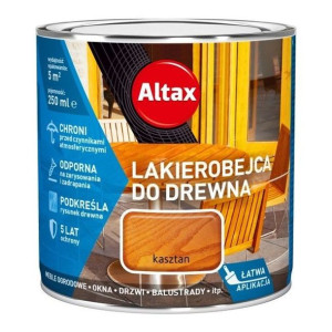 ALTAX Lakierobejca do Drewna 0,25l KASZTAN